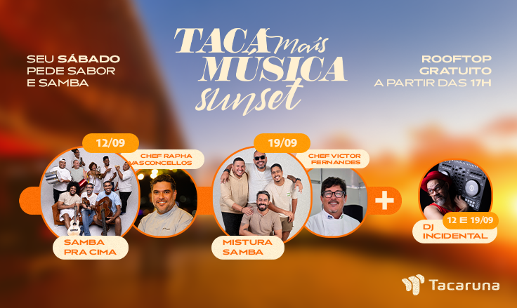 Taca Mais M&uacute;sica Sunset